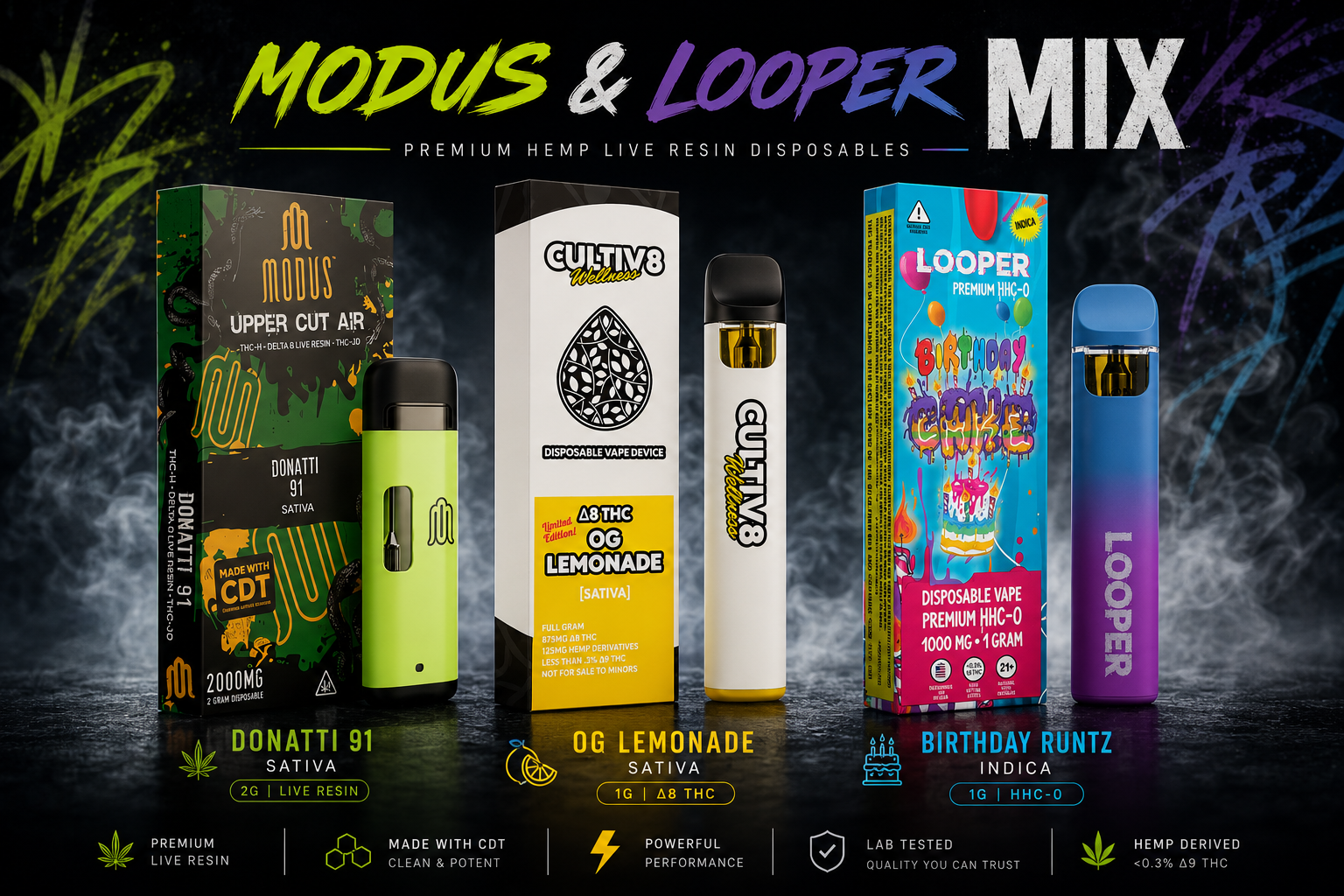 Monthly cannabis deal 3 bundle box