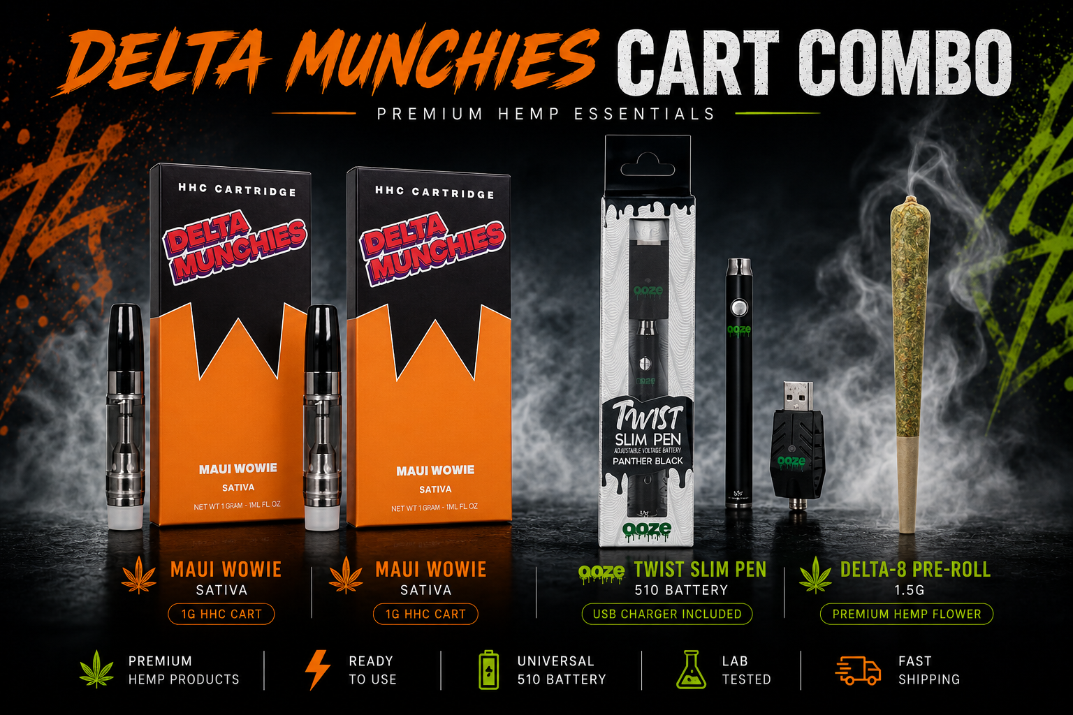 Monthly cannabis deal 4 bundle box