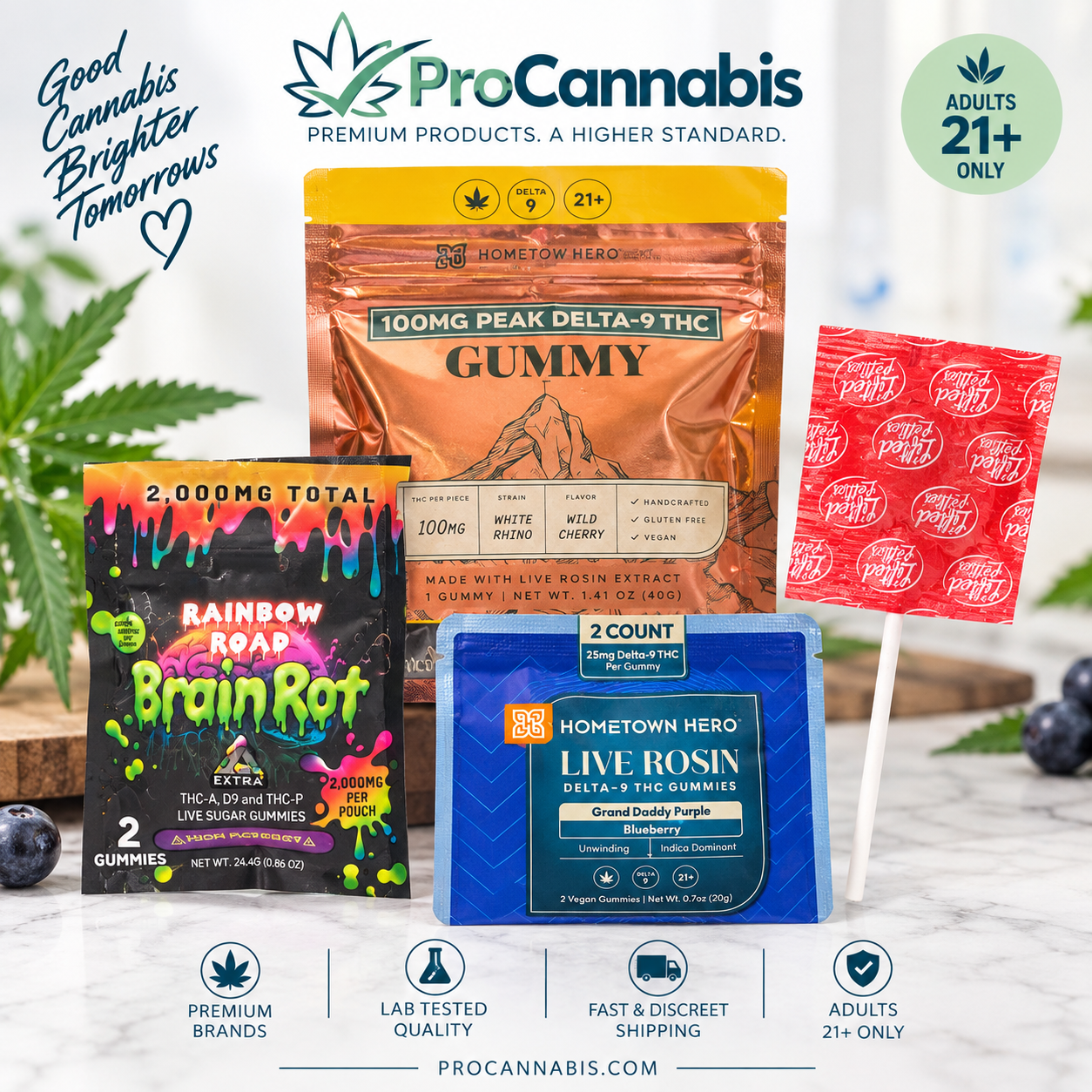 Heavy Hitters Gummy Flight bundle