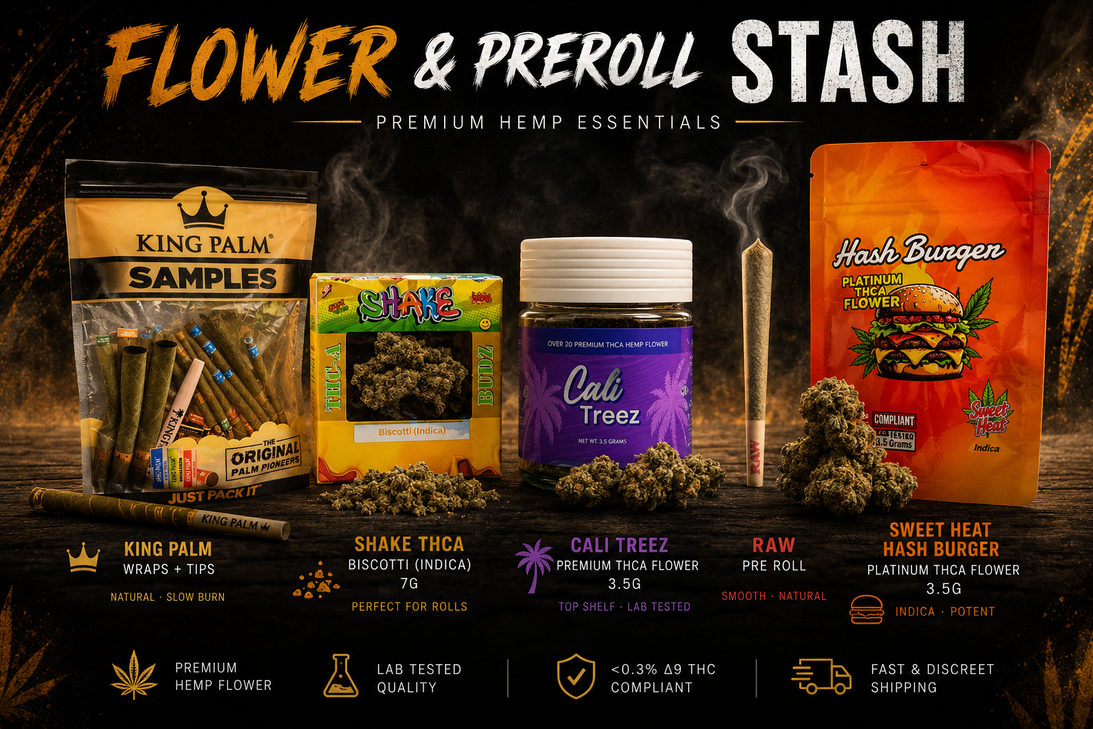 Monthly cannabis deal 6 bundle box