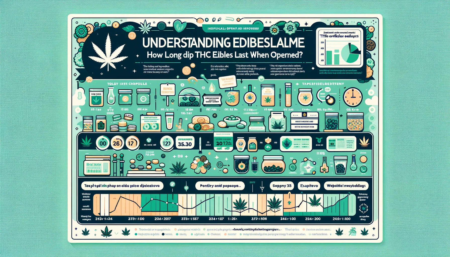An image showing 'Understanding the Lifespan of Edibles