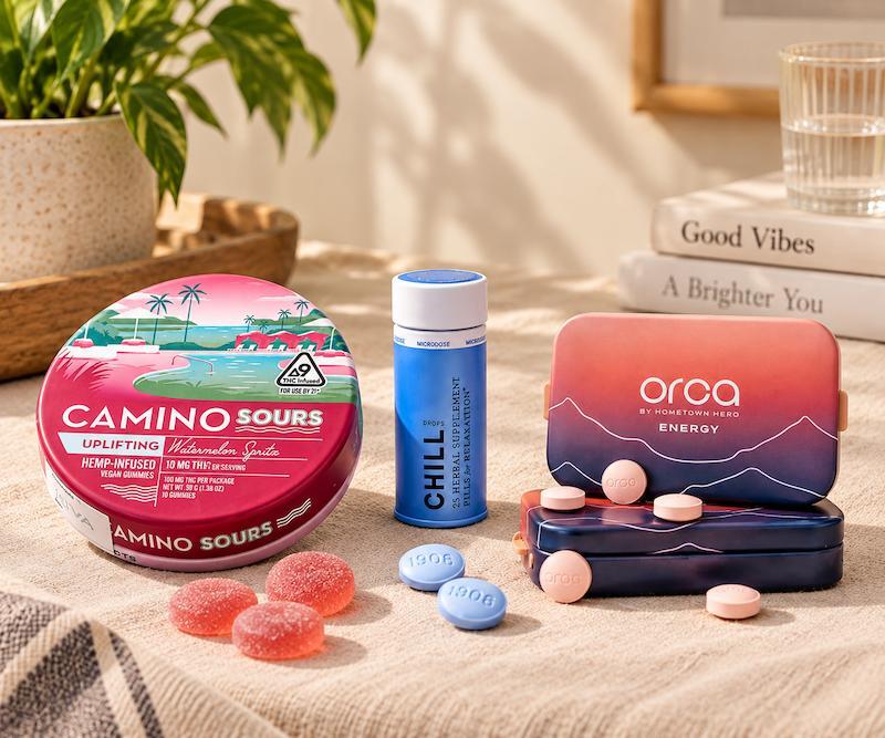 Microdose THC edibles including 1906 precision doses and 2.5mg gummies