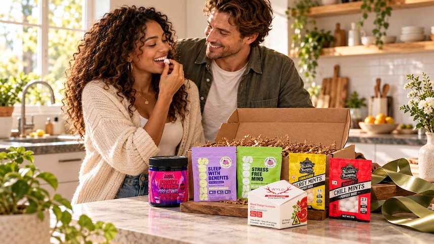 Cannabis gifts for 2026 including Tillmans mints Snoozy samplers and sleep gummies